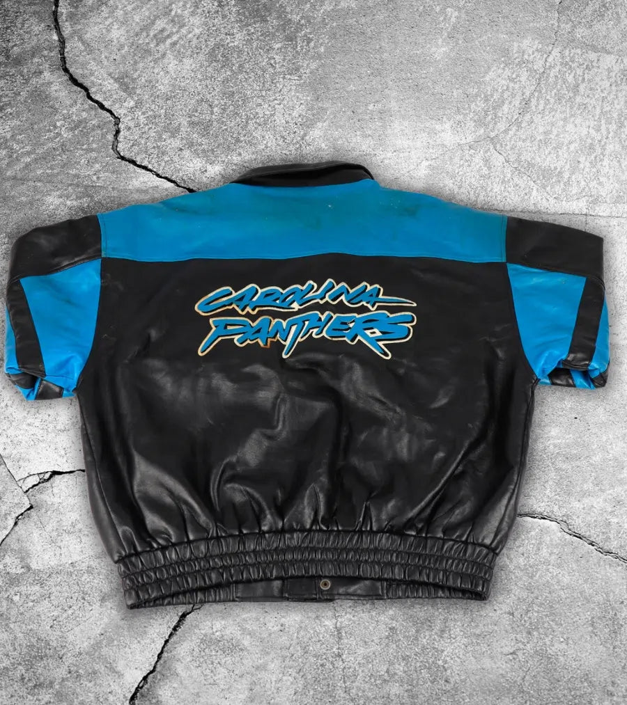 NFL Panthers Leder Jacke